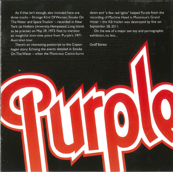Deep Purple -Copenhagen 1972
