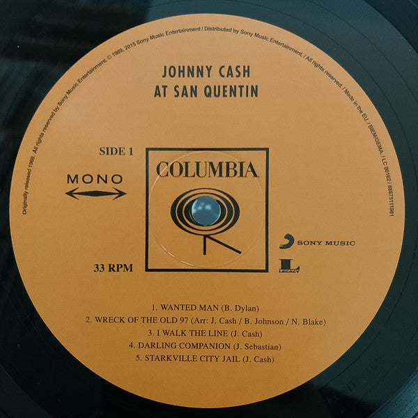Johnny Cash -Johnny Cash At San Quentin