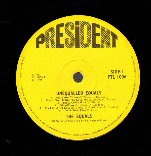 The Equals -Unequalled Equals