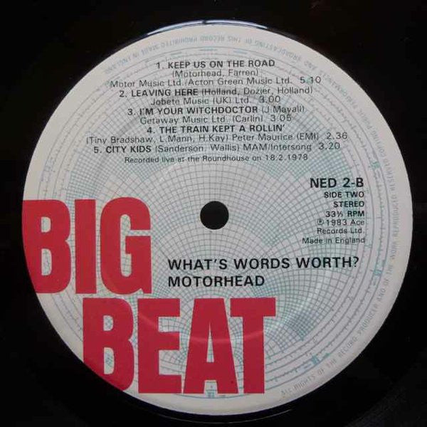 Motörhead - What's Words Worth? (Recorded Live 1978)