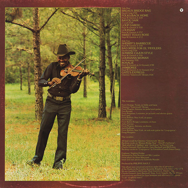 Clarence "Gatemouth" Brown -Down South...In The Bayou Country