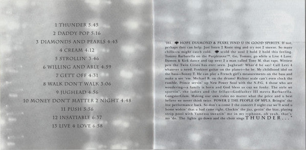 Prince & The New Power Generation -Diamonds And Pearls