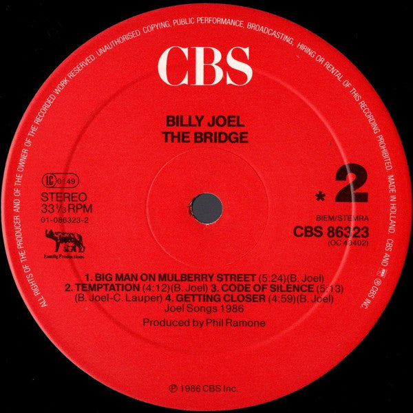 Billy Joel -The Bridge