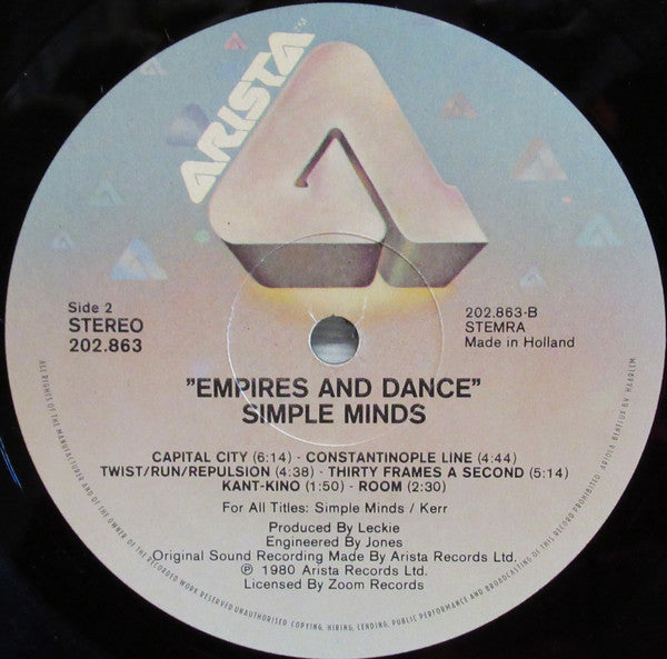 Simple Minds -Empires And Dance