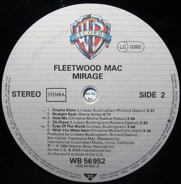 Fleetwood Mac -Mirage