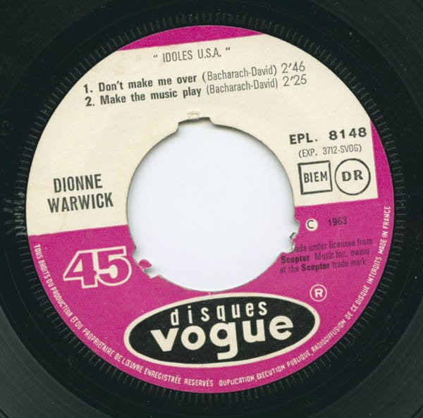 Dionne Warwick -Don't Make Me Over