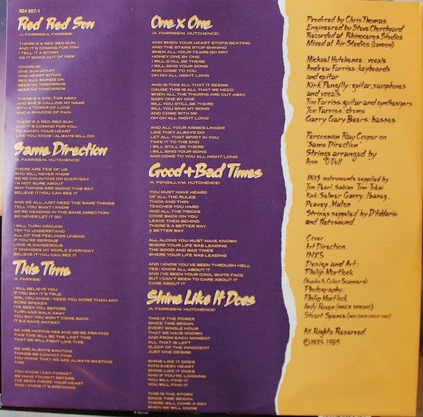 INXS - Listen Like Thieves