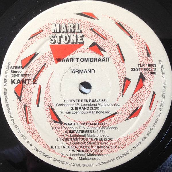Armand -Waar 't Om Draait
