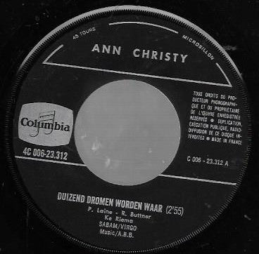 Ann Christy -Duizend Dromen Worden Waar / Eenzaamheid