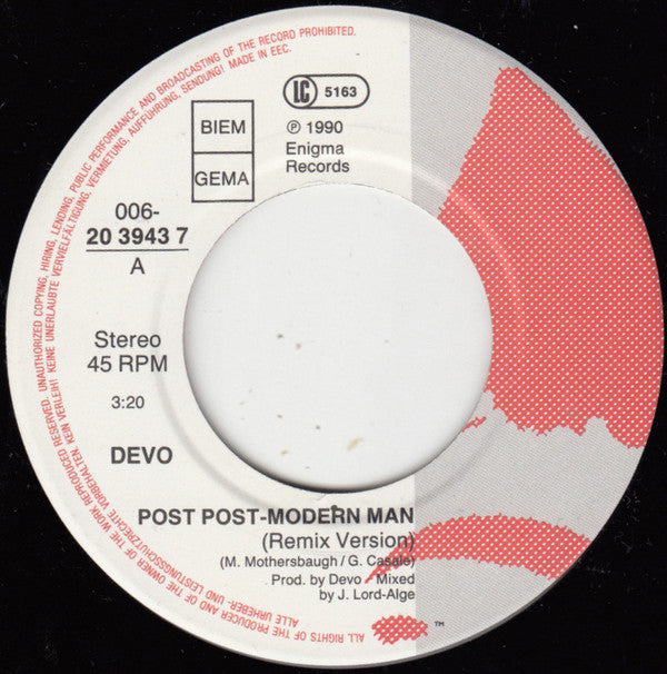 Devo -Post Post-Modern Man