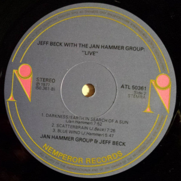 Jeff Beck With The Jan Hammer Group -Live