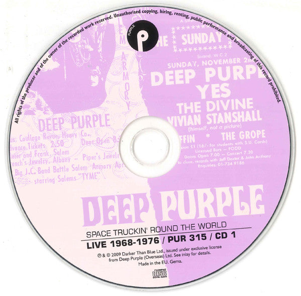Deep Purple -Space Truckin' Round The World - Live 1968-76