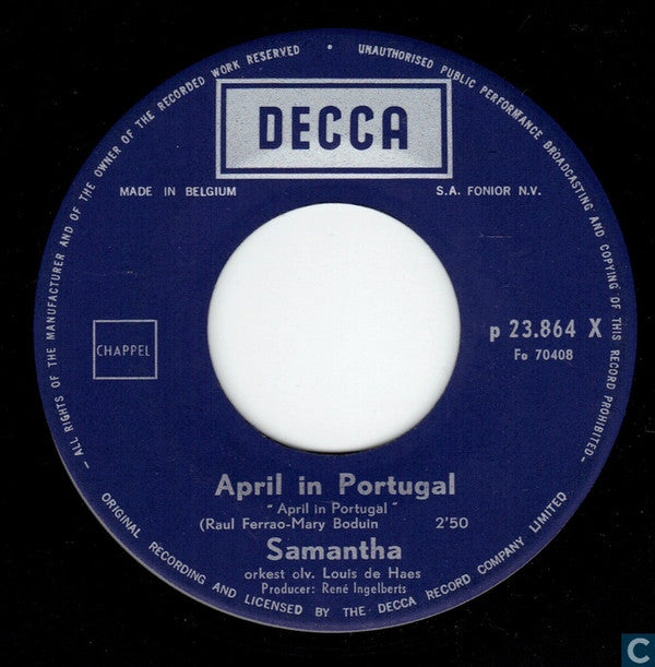 Samantha -April In Portugal