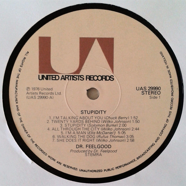 Dr. Feelgood -Stupidity
