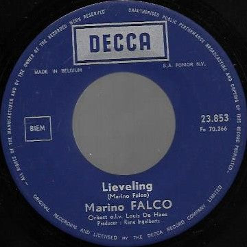 Marino Falco -Good Bye, Dany Boy  / Lieveling