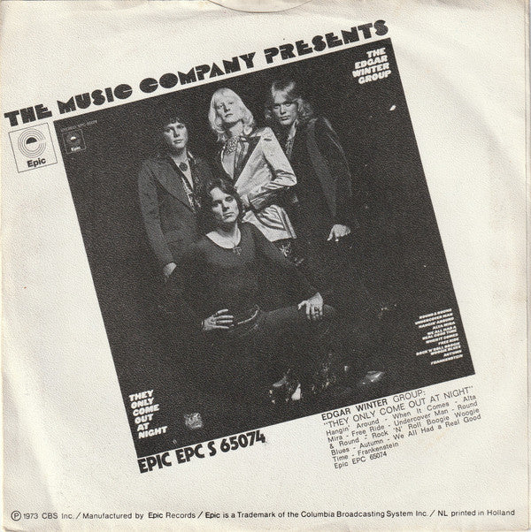 The Edgar Winter Group -Free Ride / When It Comes