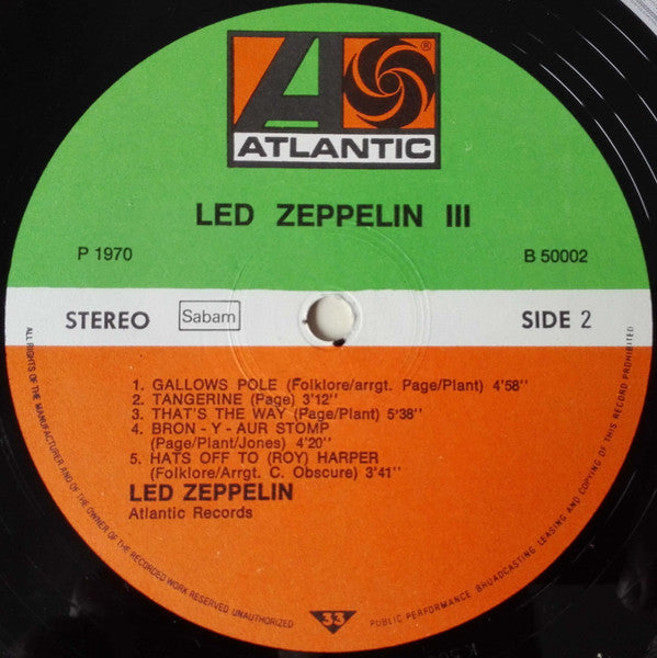 Led Zeppelin -Led Zeppelin III