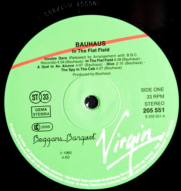 Bauhaus - In The Flat Field