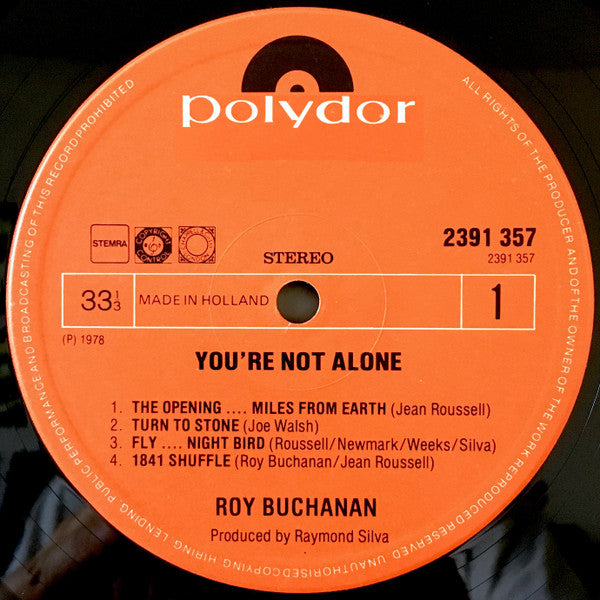 Roy Buchanan -You're Not Alone