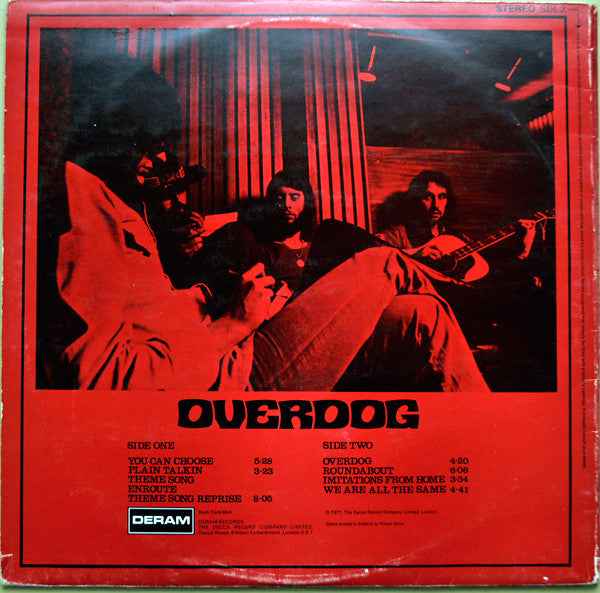 Keef Hartley Band* -Overdog