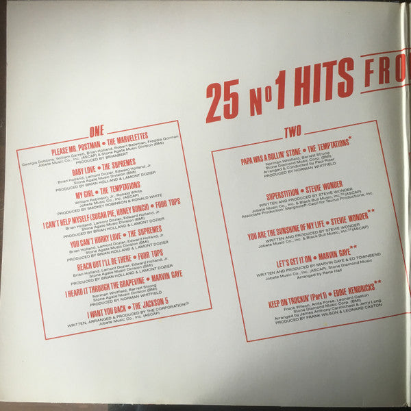 Various -25 N°1 Hits From 25 Years