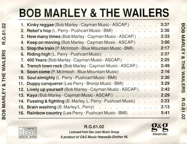 Bob Marley &amp; The Wailers - Bob Marley &amp; The Wailers