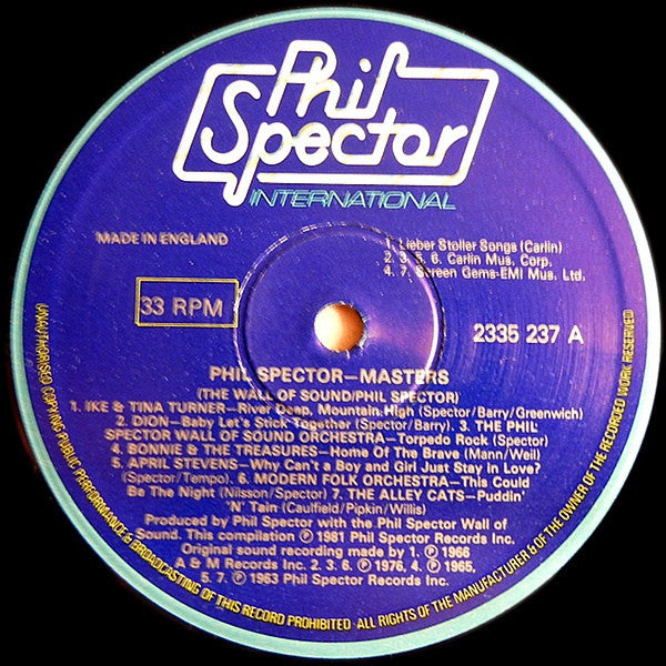 Phil Spector -The Wall Of Sound