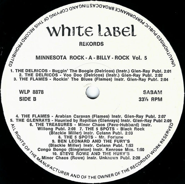 Various -Minnesota Rock-A-Billy-Rock Vol.5