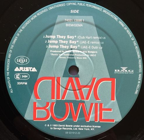 David Bowie - Jump They Say