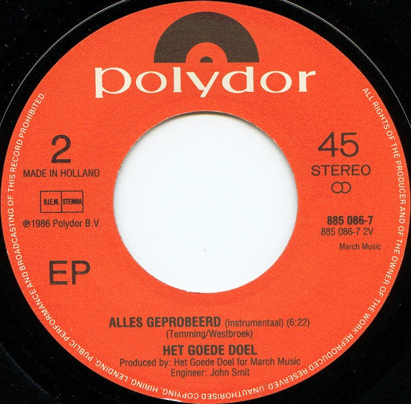 Het Goede Doel -Alles Geprobeerd