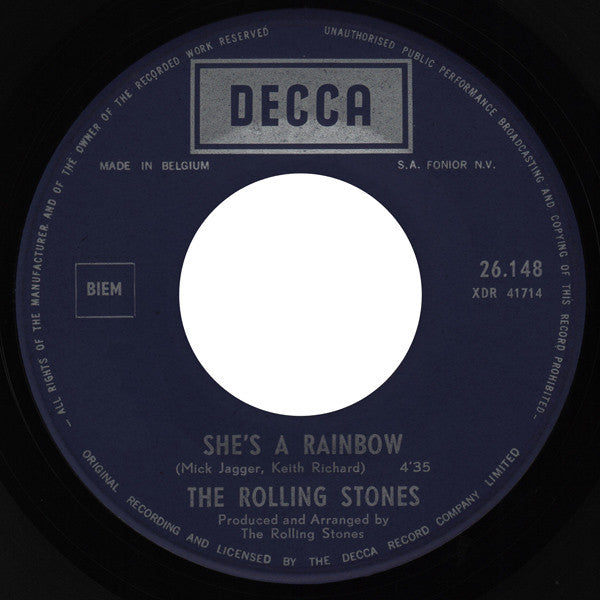 The Rolling Stones -2,000 Light Years From Home / She's A Rainbow