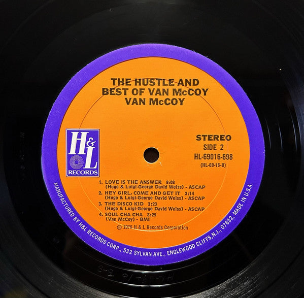 Van McCoy -The Hustle And Best Of Van McCoy