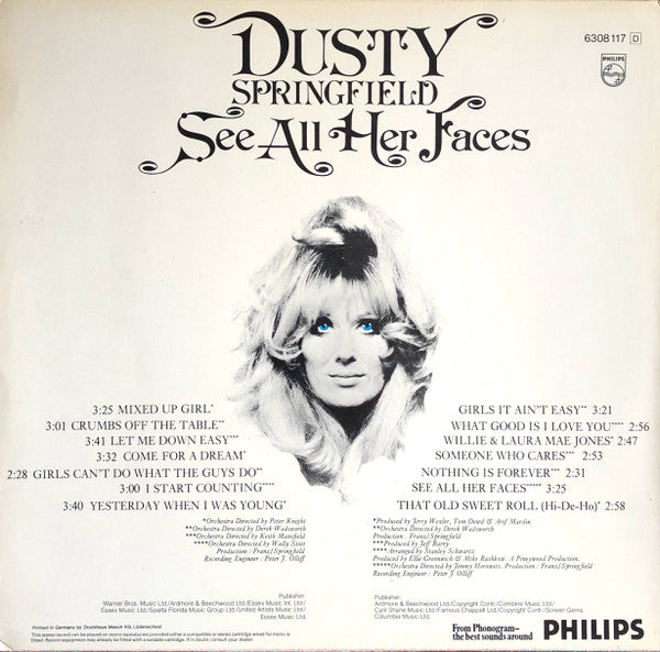 Dusty Springfield -See All Her Faces