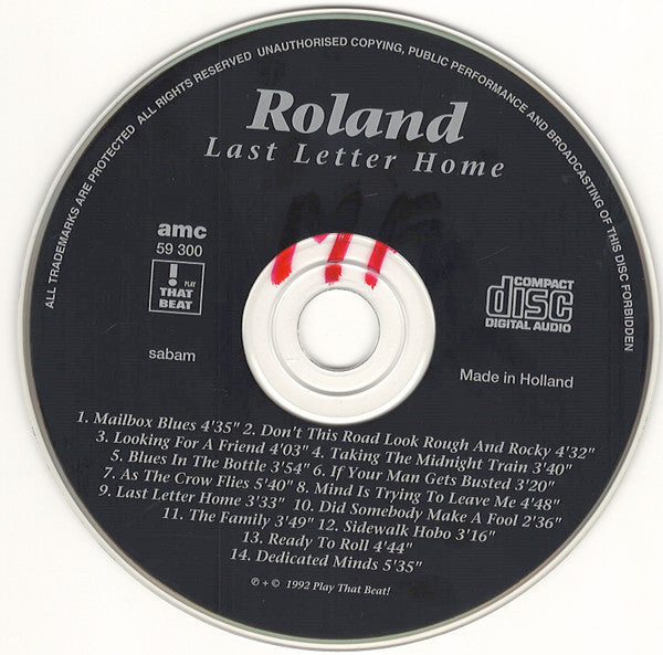 Roland* - Last Letter Home