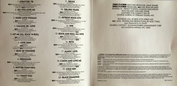 Kiss - Double Platinum