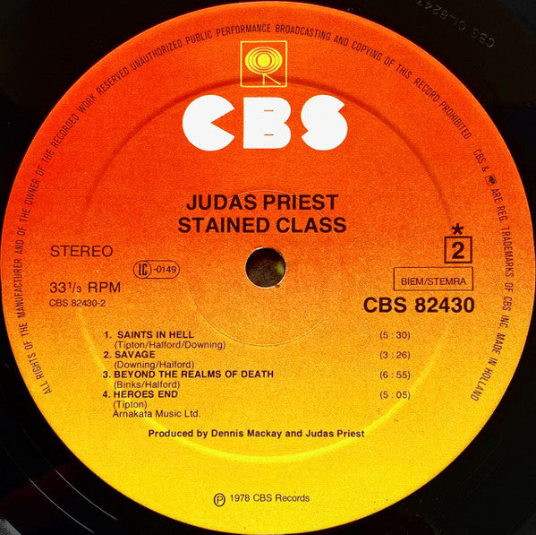 Judas Priest -Stained Class