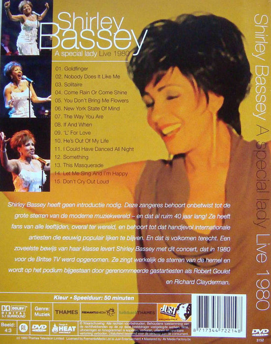 Shirley Bassey -A Special Lady - Live 1980