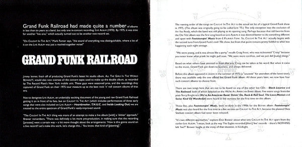 Grand Funk Railroad - Caught In The Act