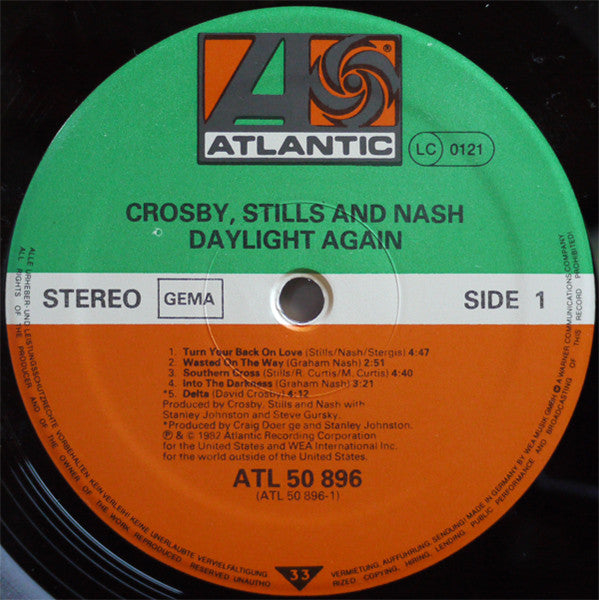 Crosby, Stills & Nash -Daylight Again