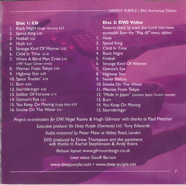 Deep Purple -Deepest Purple: The Very Best Of Deep Purple