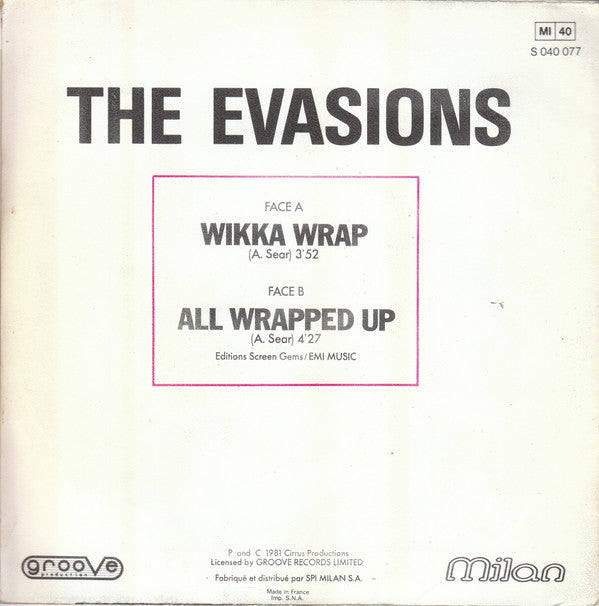 The Evasions -Wikka Wrap