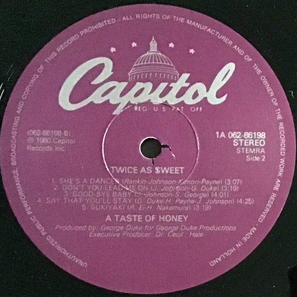 A Taste Of Honey -Twice As Sweet