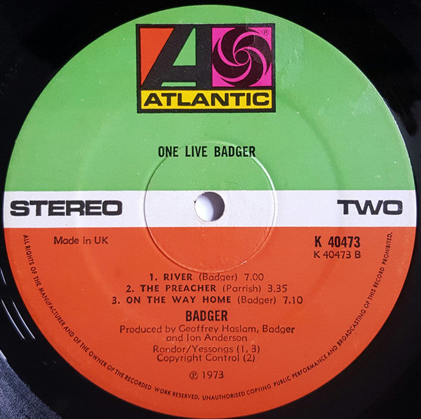 Badger (5) -One Live Badger