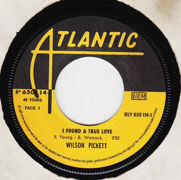 Wilson Pickett -I Found A True Love