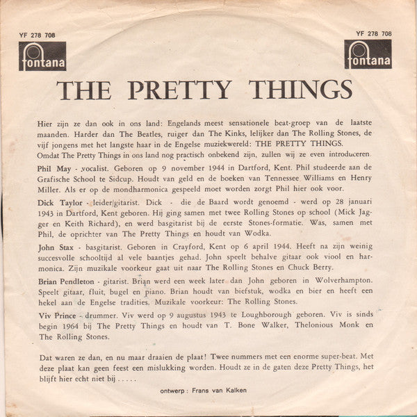 The Pretty Things -Don't Bring Me Down / We'll Be Together