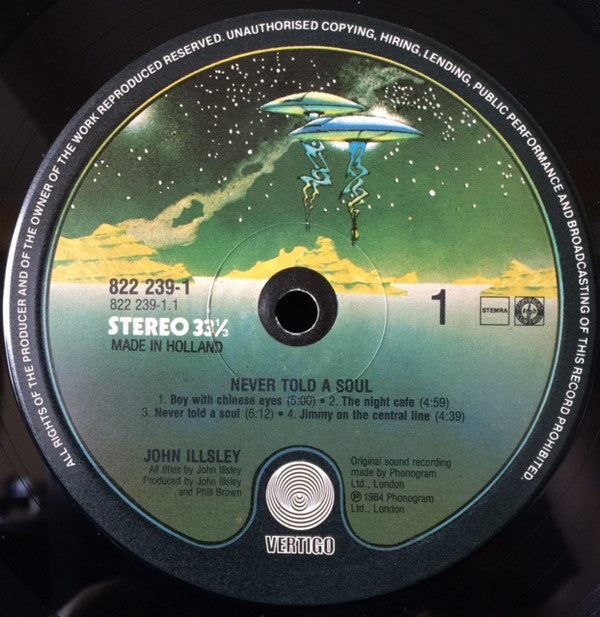 John Illsley -Never Told A Soul