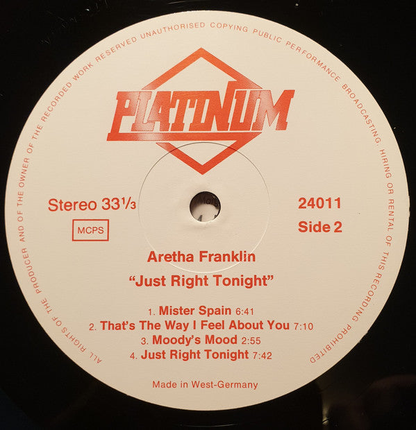 Aretha Franklin -Just Right Tonight