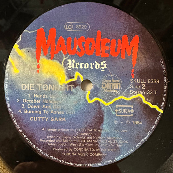 Cutty Sark (2) -Die Tonight