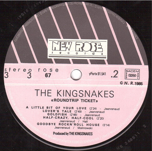 The Kingsnakes -Roundtrip Ticket