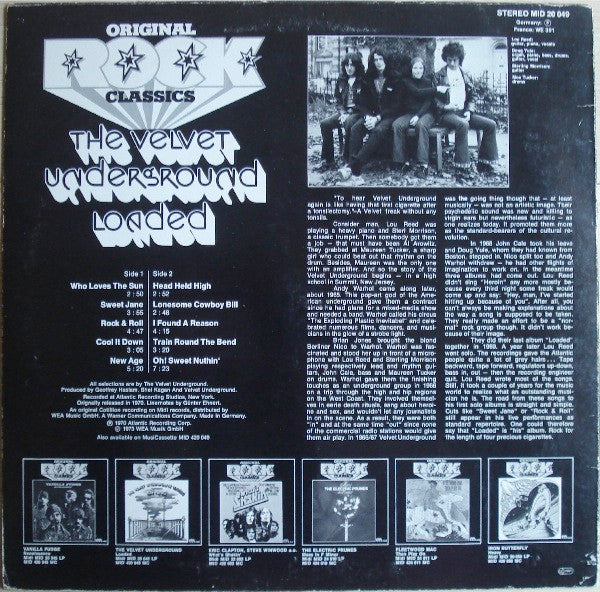 The Velvet Underground Featuring Lou Reed -Loaded